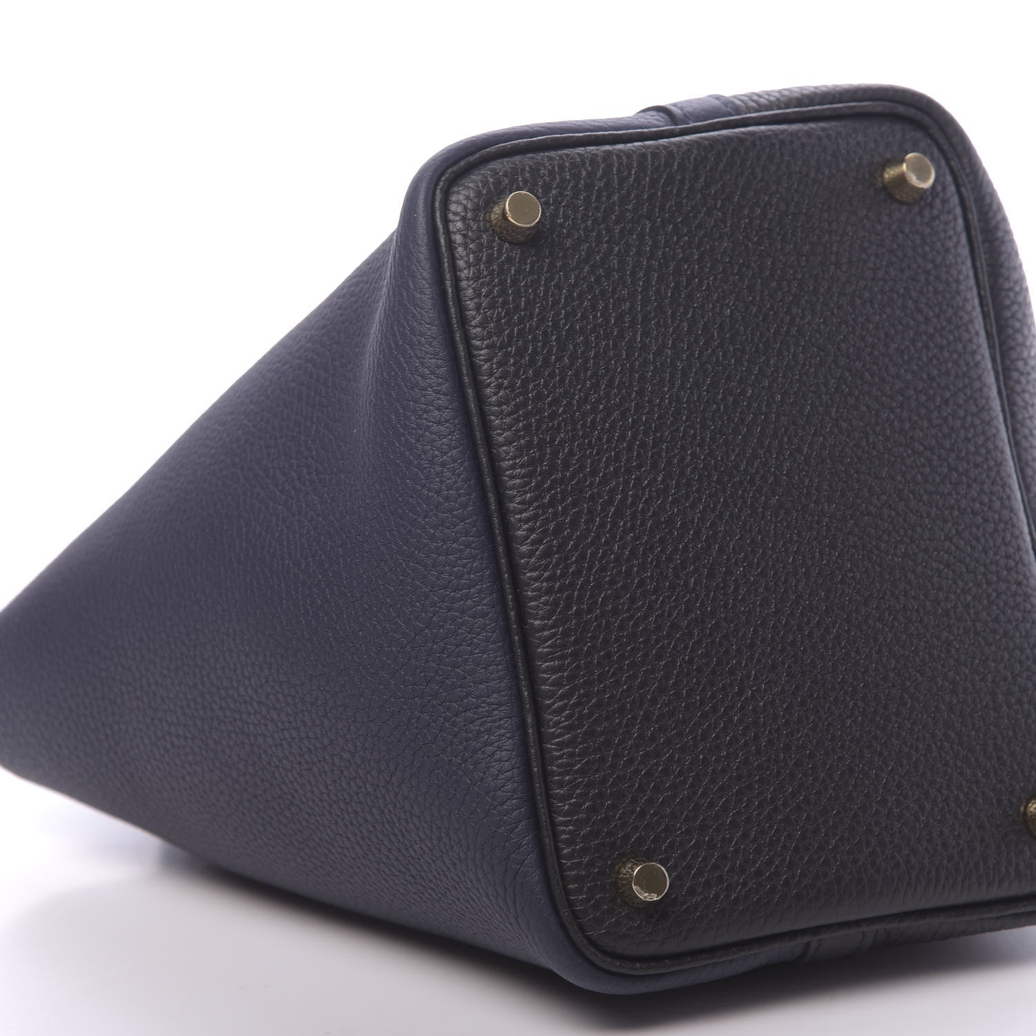 Hermes Taurillon Clemence Casaque Picotin Lock 18 PM Bleu Nuit Black Blue Frida 9 of 11