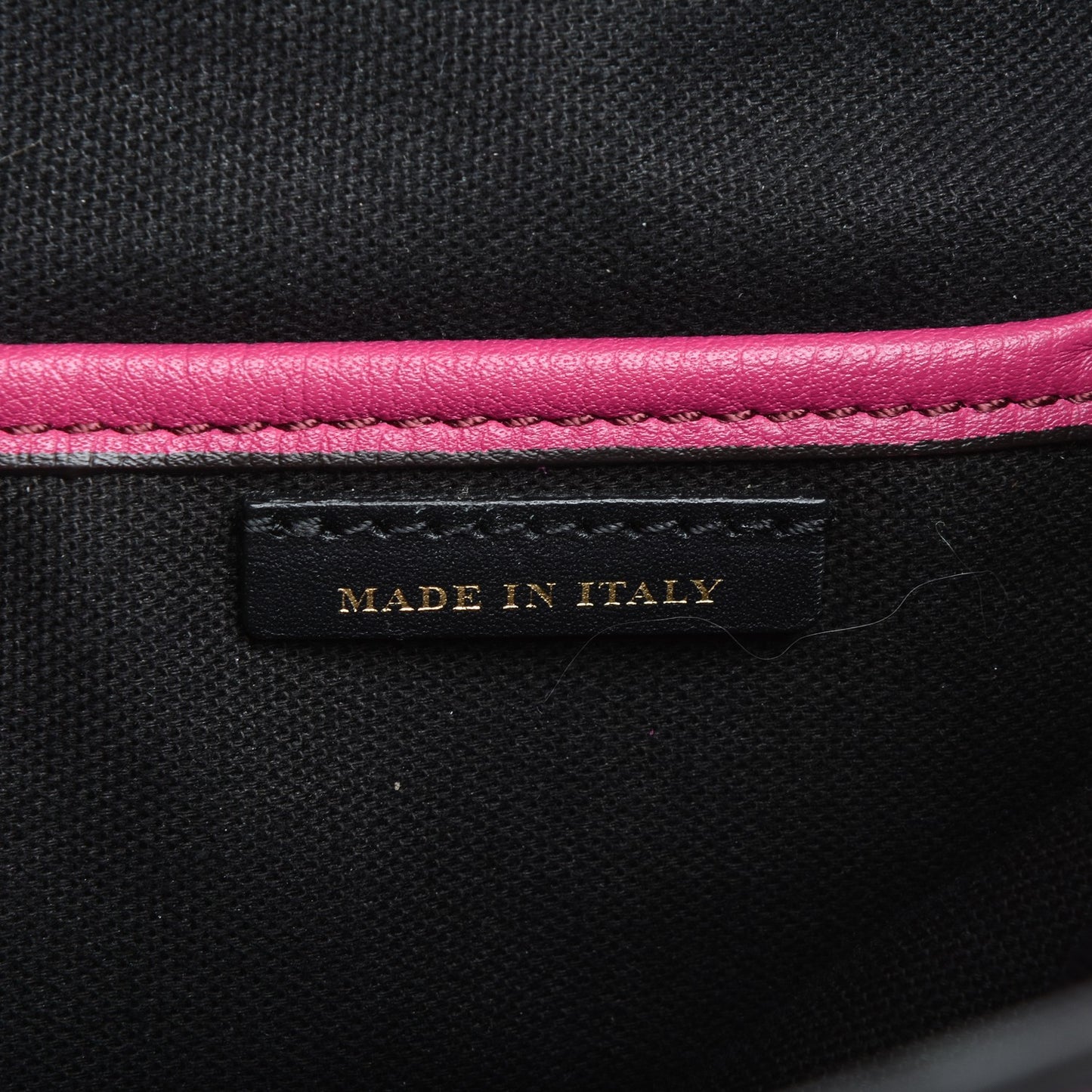 Grainy Calfskin House Check Medium Banner Tote Brilliant Fuchsia