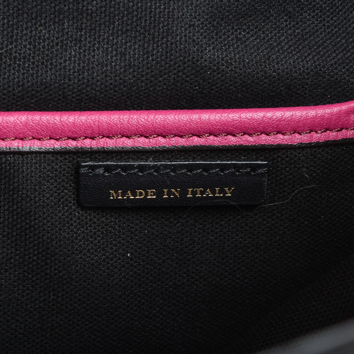 Burberry Grainy Calfskin House Check Medium Banner Tote Brilliant Fuchsia 8 of 8