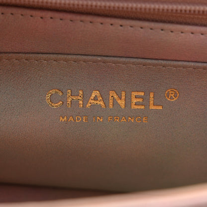 Chanel Lambskin Quilted Ombre Mini Top Handle Rectangular Flap Pink Multicolor 6 of 12