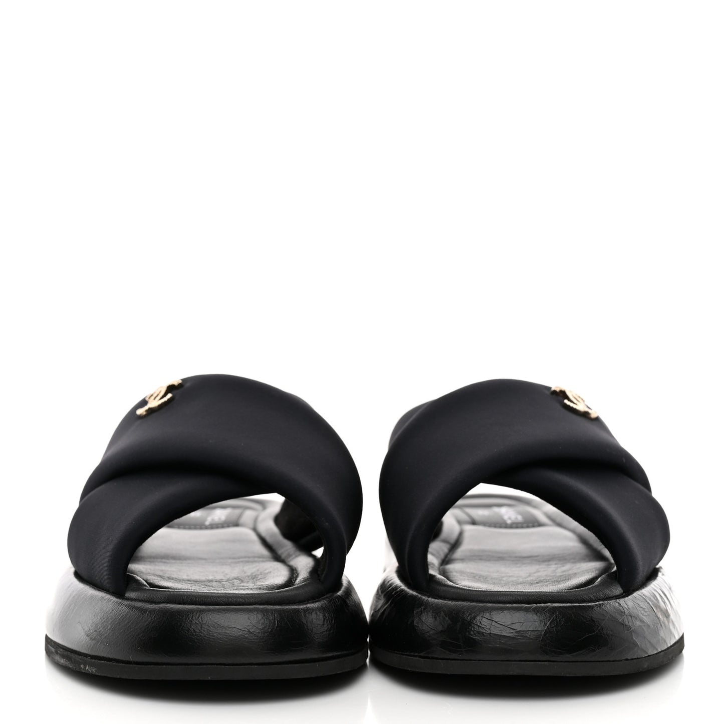 Fabric CC Mules Sandals 36 Black