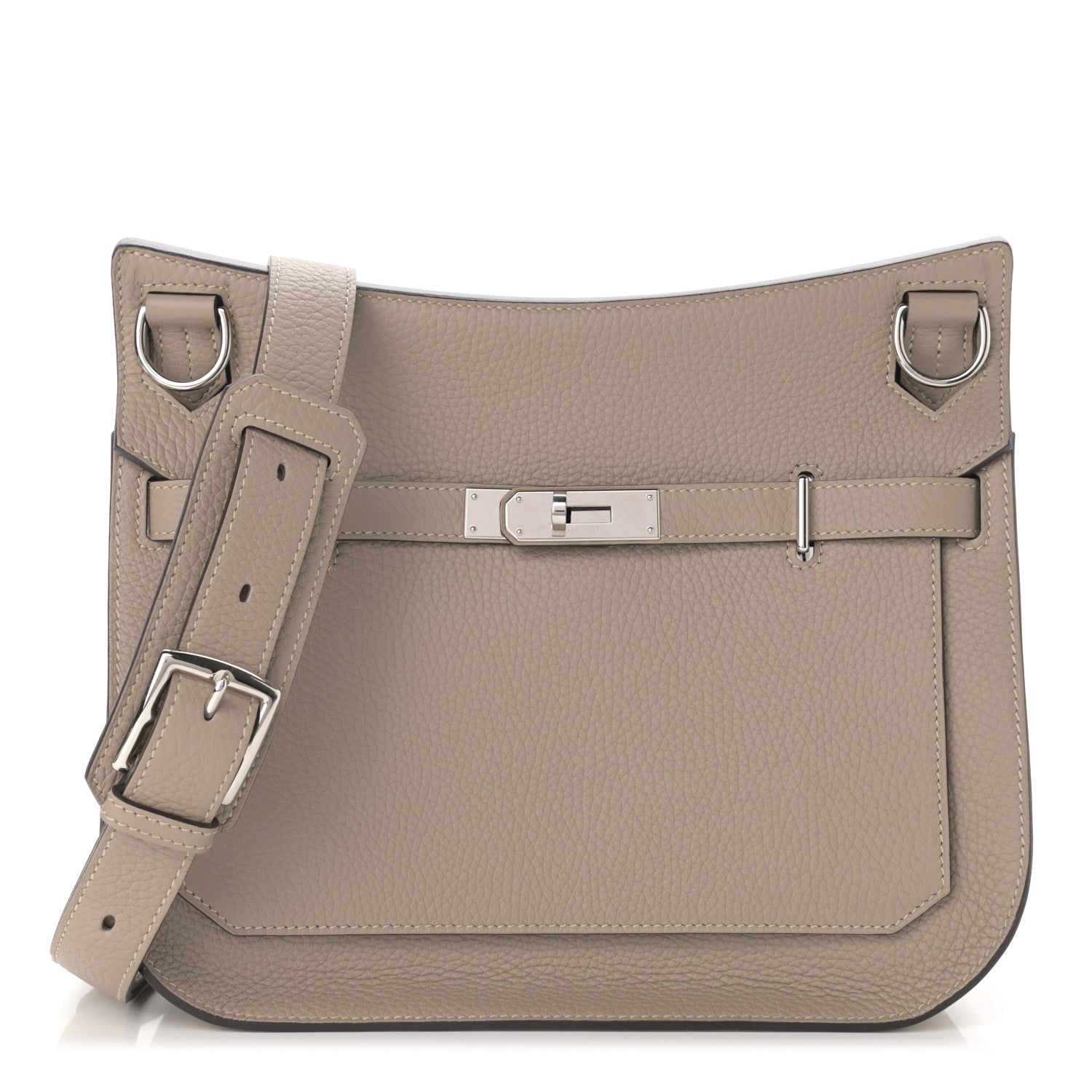 Hermes Taurillon Clemence Jypsiere 28 Gris Tourterelle 1 of 11
