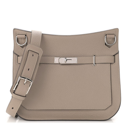 Hermes Taurillon Clemence Jypsiere 28 Gris Tourterelle 1 of 11