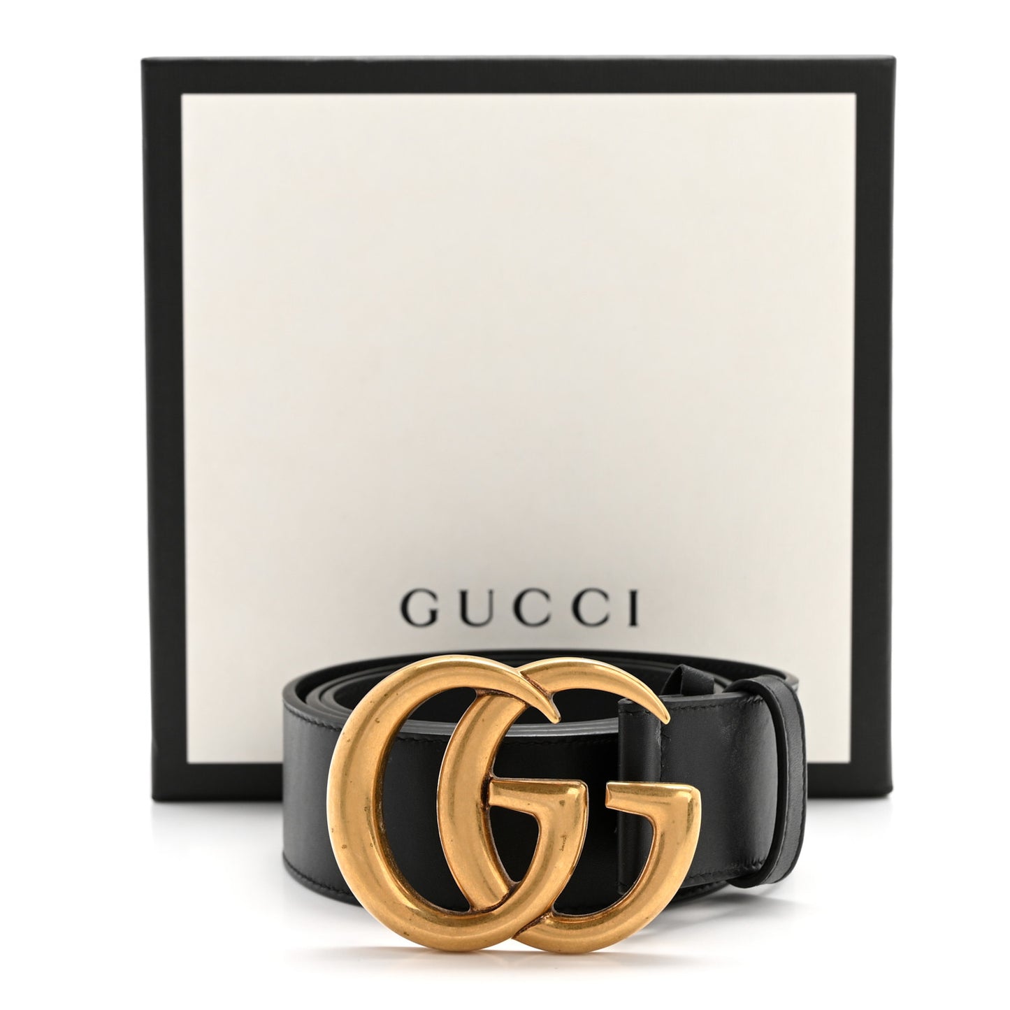 Calfskin Double G 40mm Belt 85 34 Black