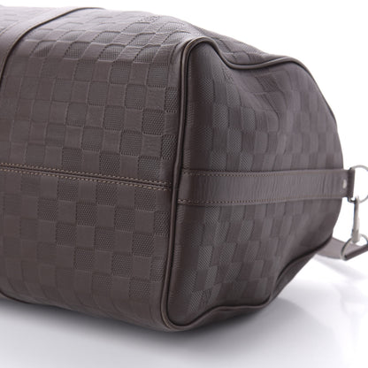 Louis Vuitton Damier Infini Keepall Bandouliere 45 Meteor 6 of 8