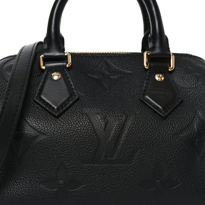 Louis Vuitton Empreinte Monogram Giant Speedy Bandouliere 20 Black 7 of 9