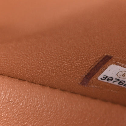 Chanel Lambskin Quilted Mini Rectangular Flap Brown 7 of 9