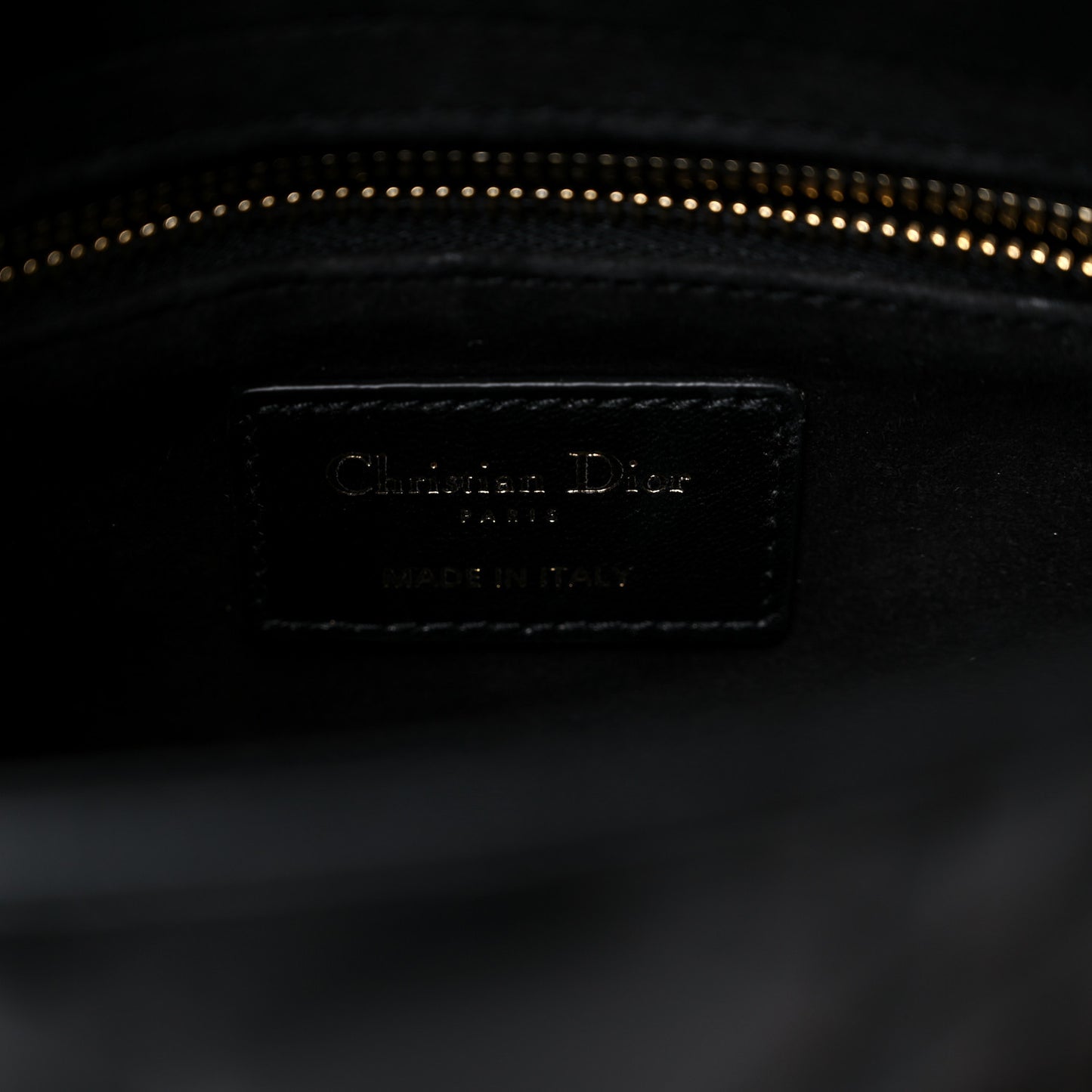 Lambskin Cannage Small My ABCDior Lady Dior Black