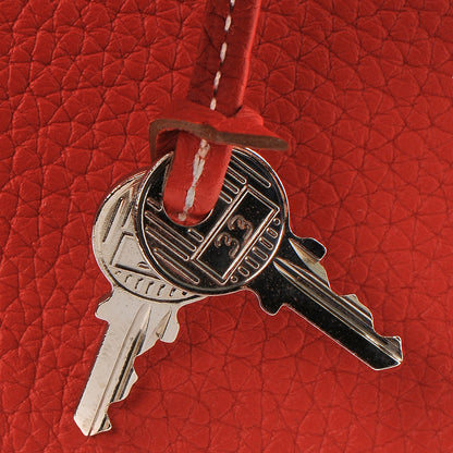 Hermes Togo Horseshoe Birkin 35 Sanguine White 35 of 42