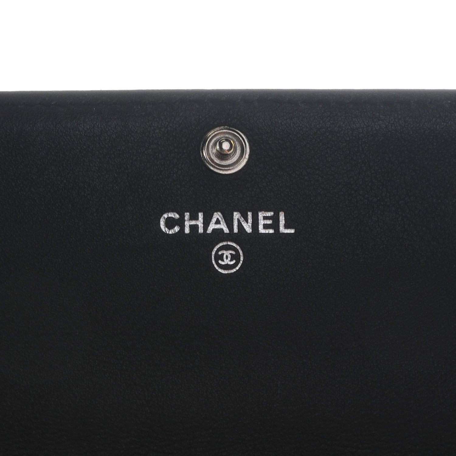 Chanel Caviar CC Large Flap Wallet Black 6 of 8