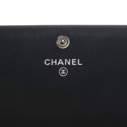 Chanel Caviar CC Large Flap Wallet Black 6 of 8