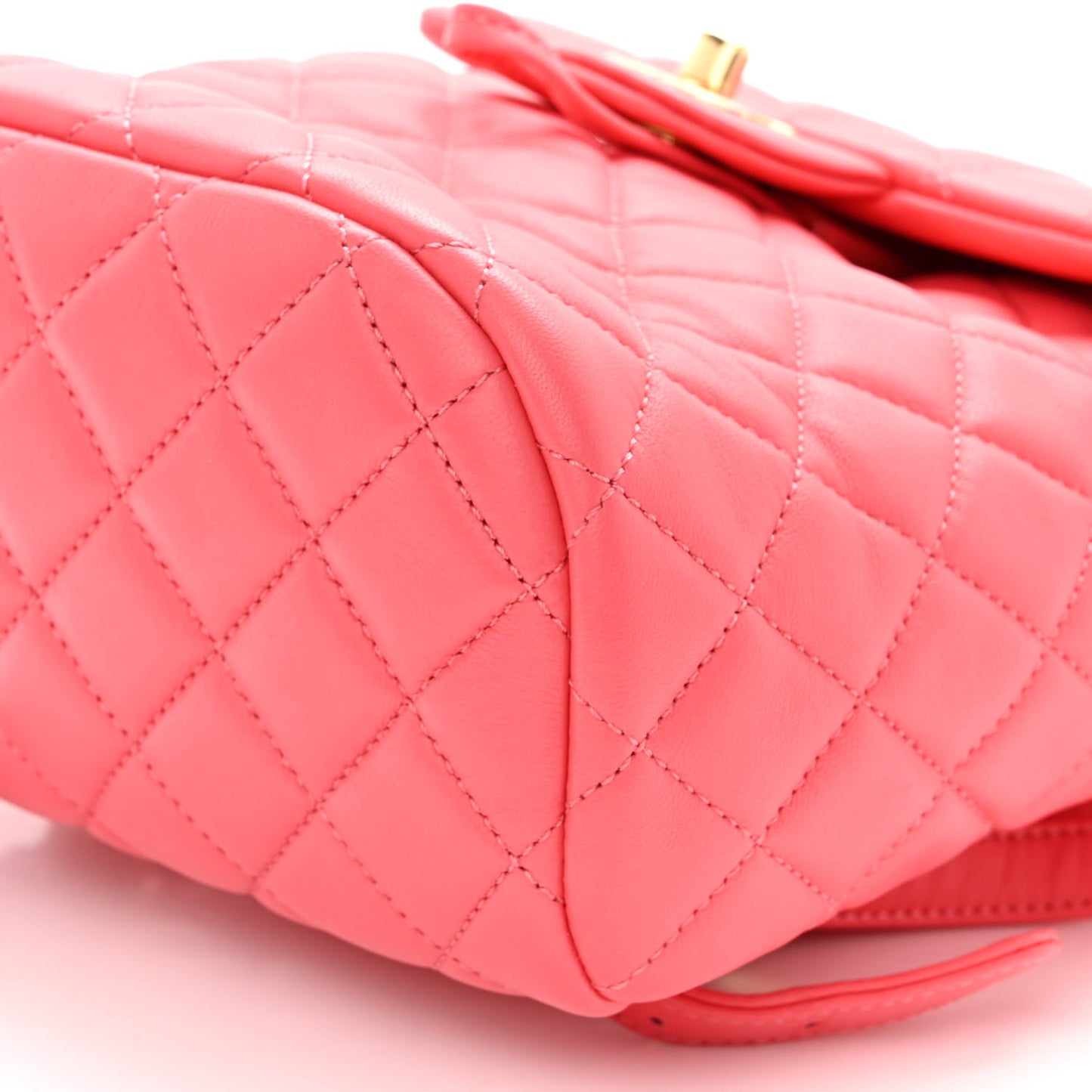 Lambskin Quilted Mini Urban Spirit Backpack Pink