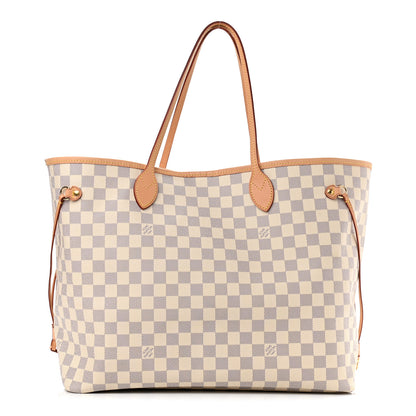 Louis Vuitton Damier Azur Neo Neverfull GM Rose Ballerine 2 of 8