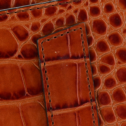 Givenchy Calfskin Crocodile Embossed Small Antigona Cognac 11 of 13