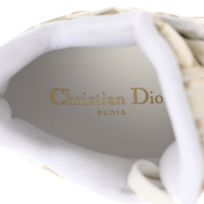 Christian Dior Canvas Embroidered Womens Walk'n' Dior Star High Top Sneakers 36.5 White Gold 16 of 18