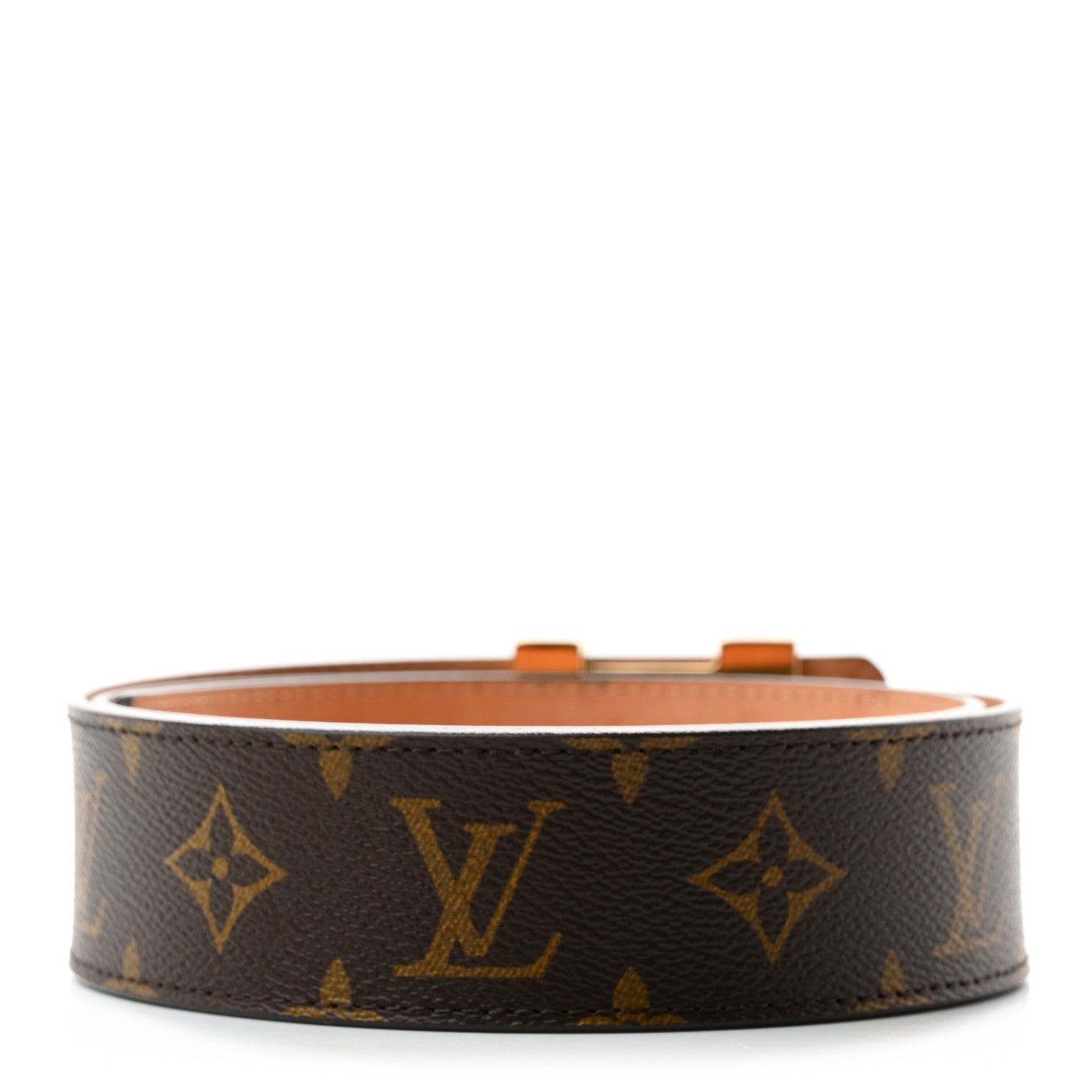 Louis Vuitton Monogram 40mm LV Initiales Belt 85 34 2 of 7