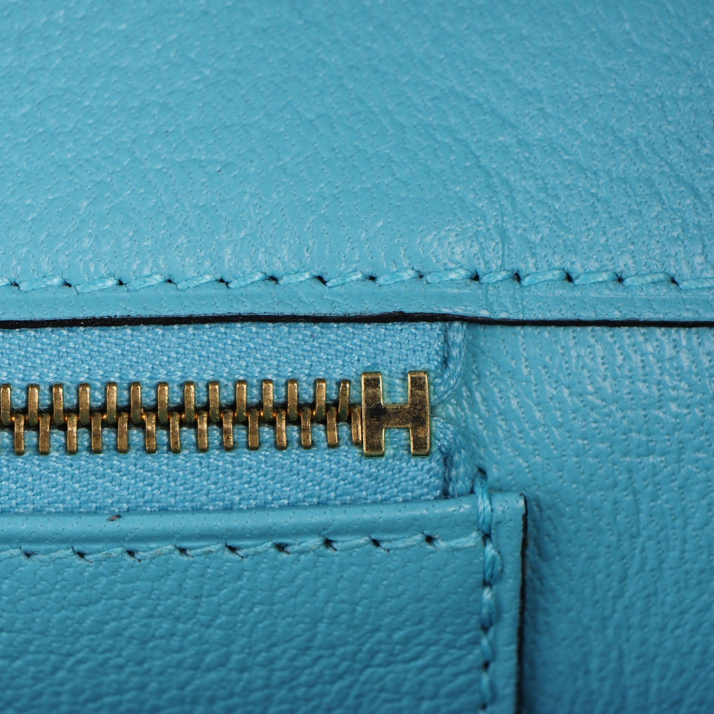 Togo Birkin 35 Bleu Atoll