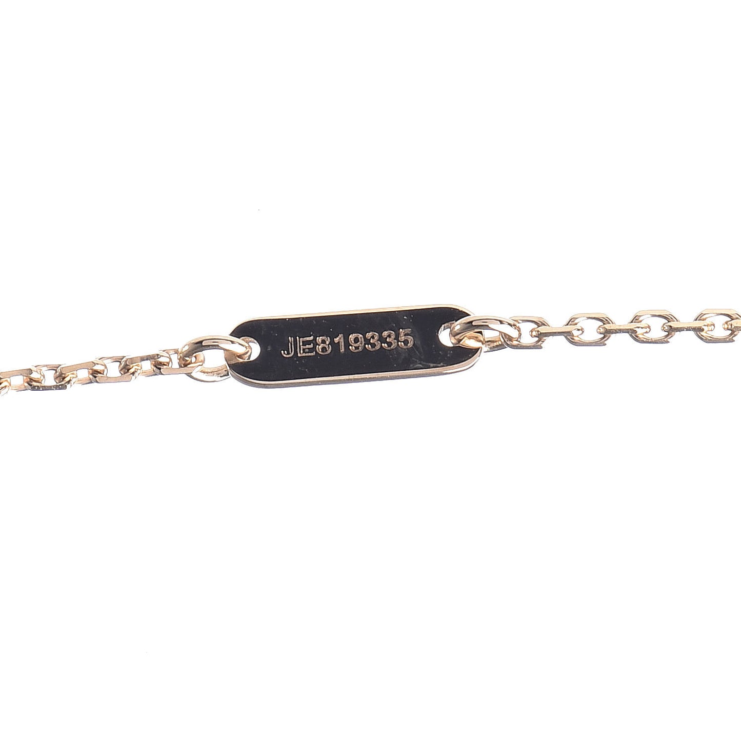 18K Yellow Gold Mother of Pearl Sweet Alhambra Pendant Necklace