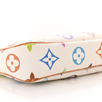 Louis Vuitton Monogram Multicolor Pochette Accessories White 8 of 11