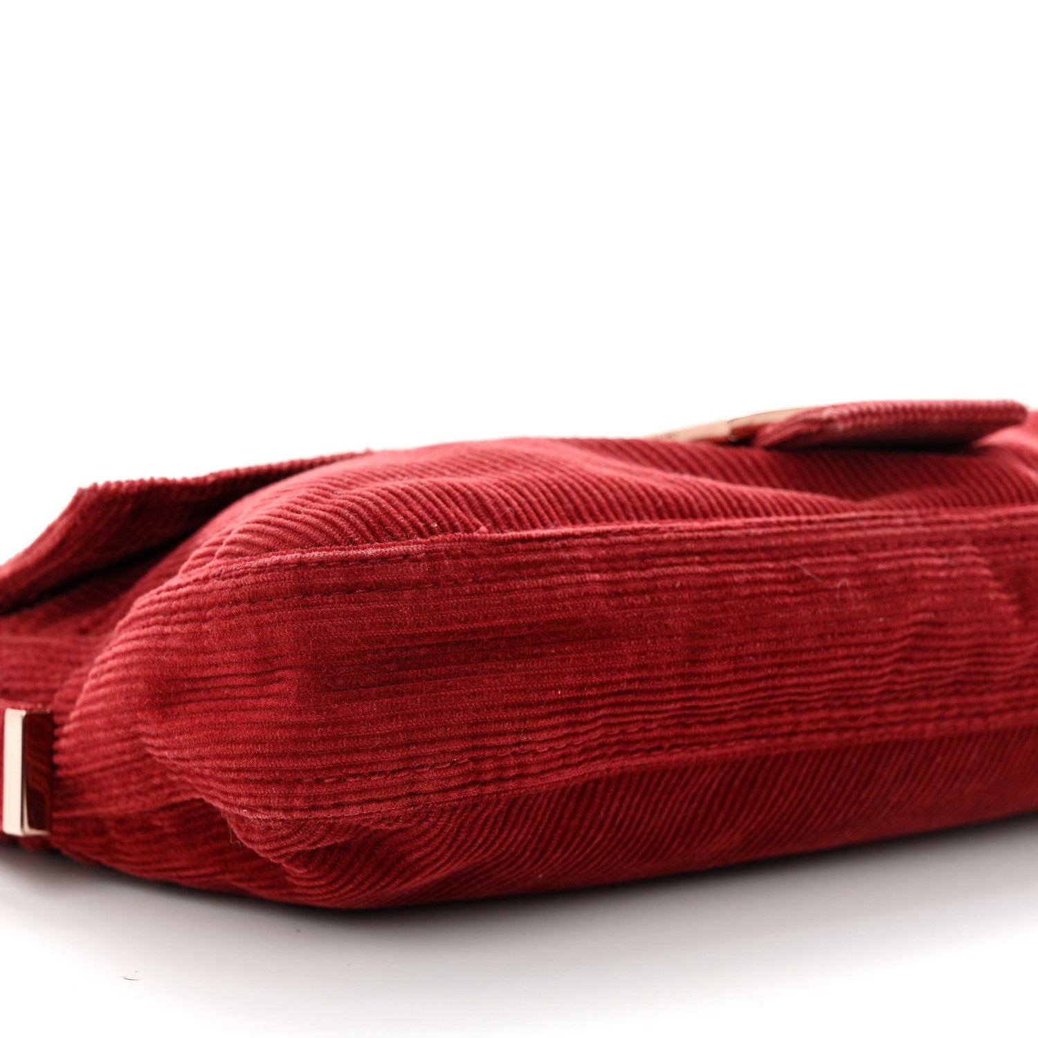 Fendi Corduroy Baguette Rosso 8 of 10