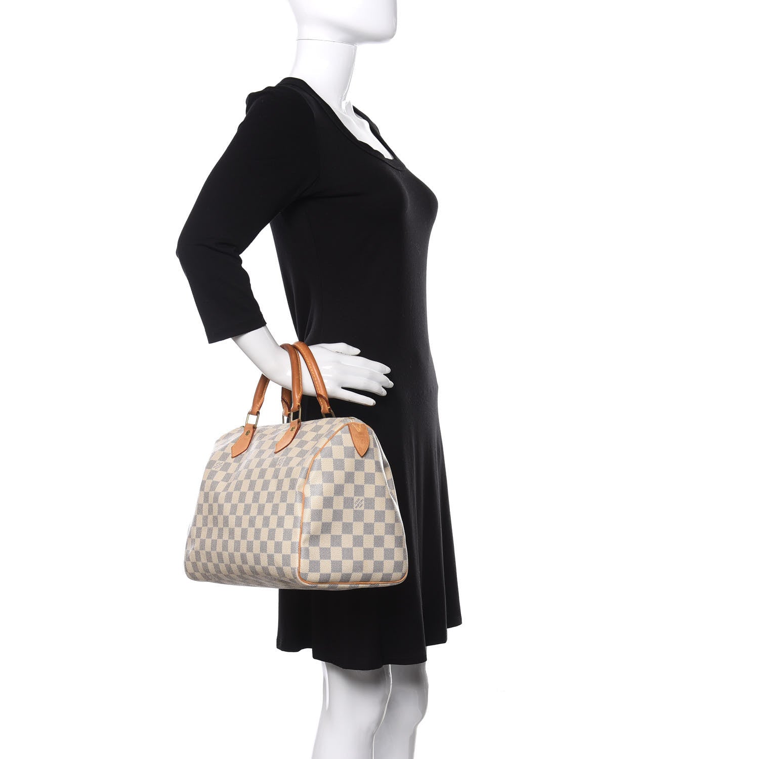 Louis Vuitton Damier Azur Speedy 30 2 of 10