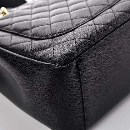 Chanel Caviar Quilted Grand Shopping Tote GST Black 14 of 15