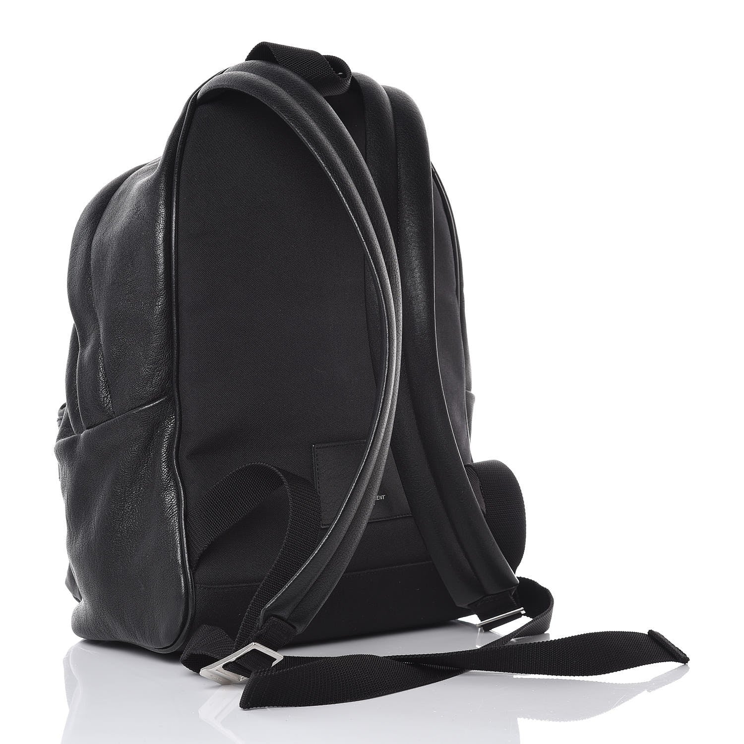 Saint Laurent Sheepskin Mini Love Appliqué City Backpack Black 3 of 8