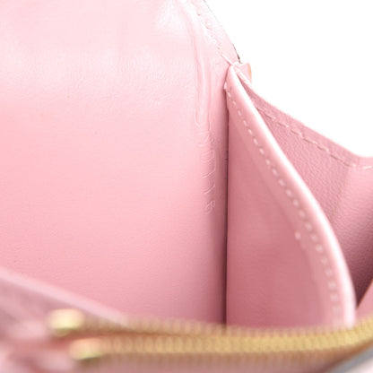 Louis Vuitton Vernis Sarah Compact Wallet Rose Ballerine 7 of 8