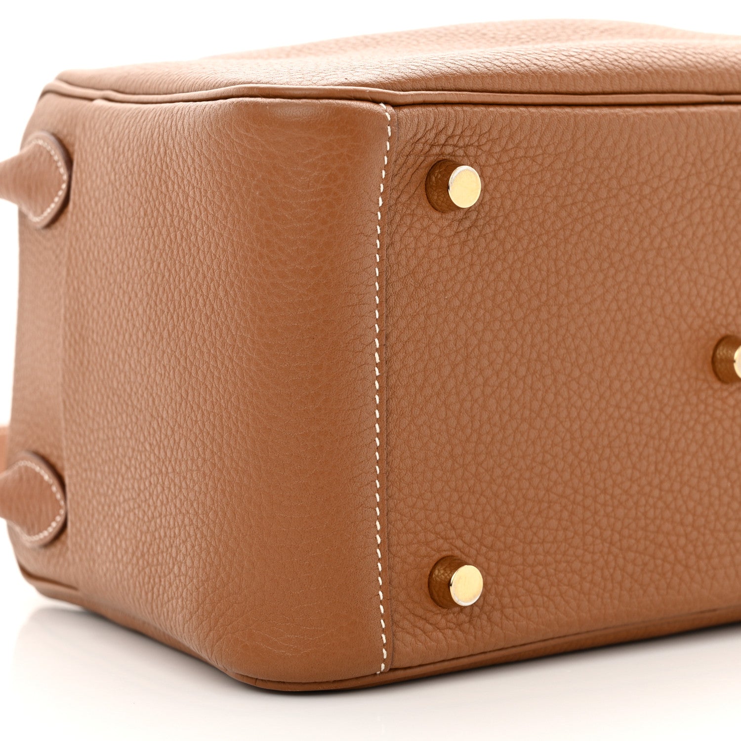 Hermes Taurillon Clemence Lindy 26 Gold 7 of 14