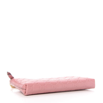 Gucci Guccissima Signature Wrist Wallet Rose Baby Candy 4 of 11