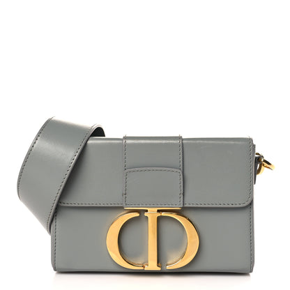 Christian Dior Box Calfskin 30 Montaigne Box Bag Gray 1 of 9