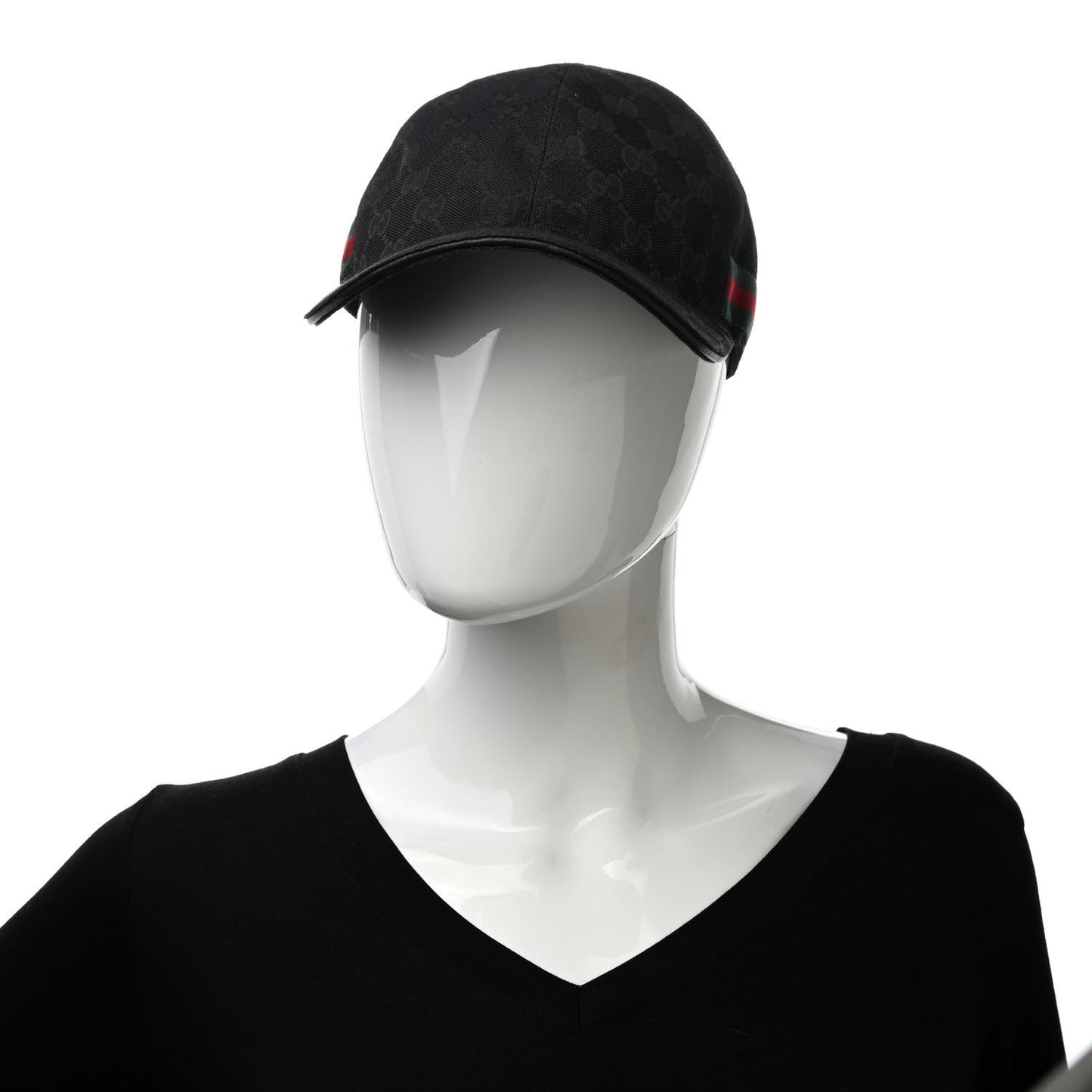 Monogram Web Baseball Hat XS Black