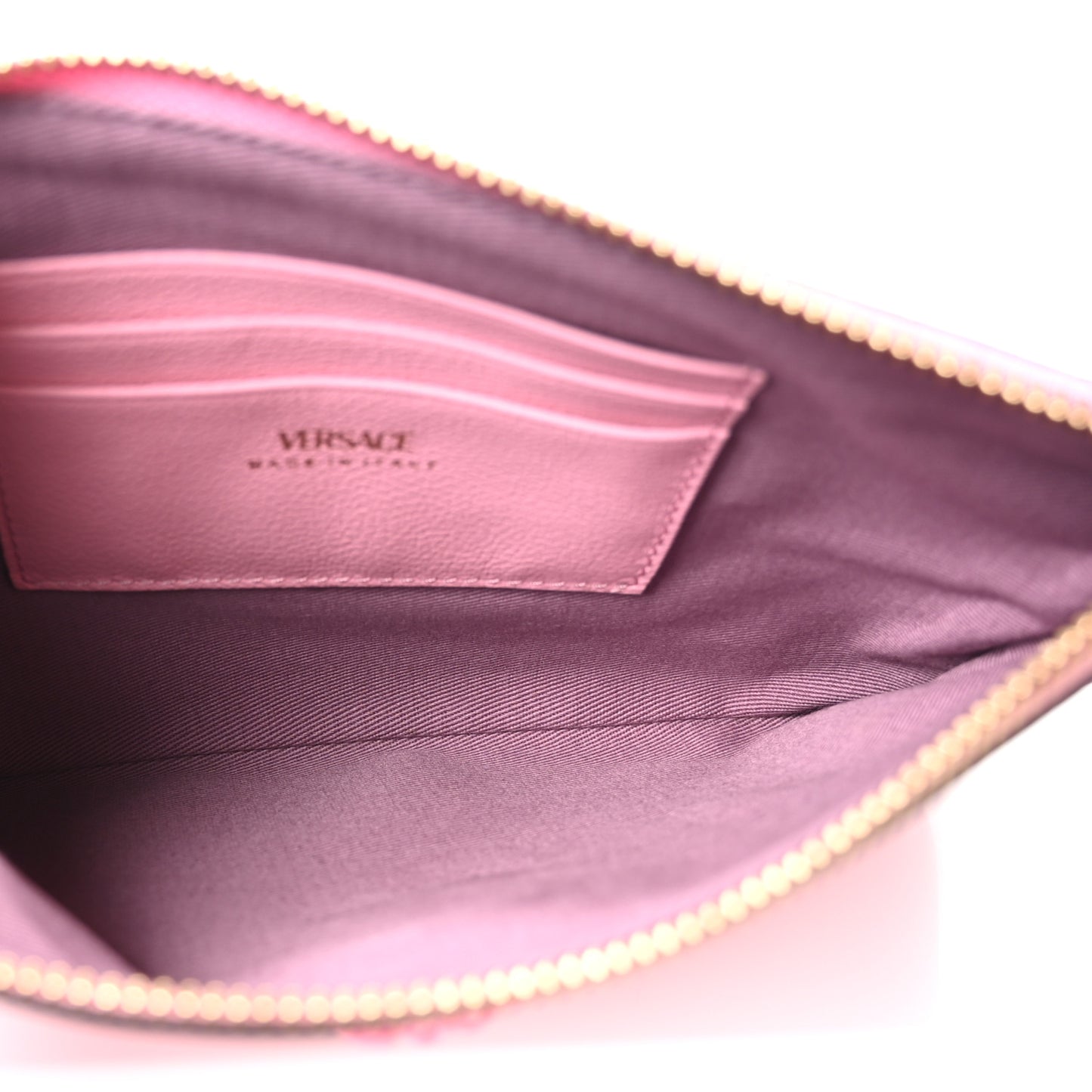 Grained Calfskin La Medusa Pouch Pink