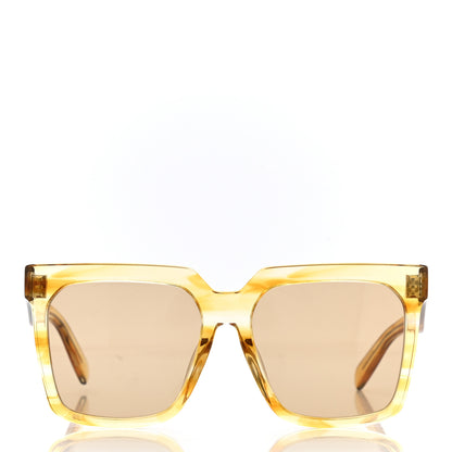 Celine Oversized Square Sunglasses CL40055FN Yellow 2 of 7