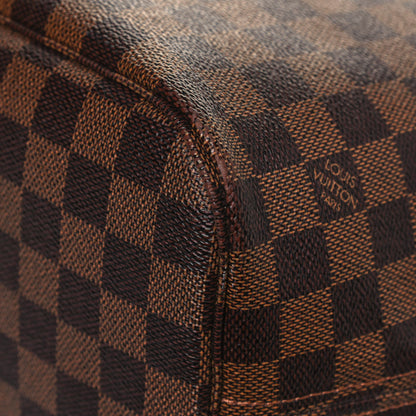 Louis Vuitton Damier Ebene Neo Neverfull MM Rose Ballerine 6 of 13