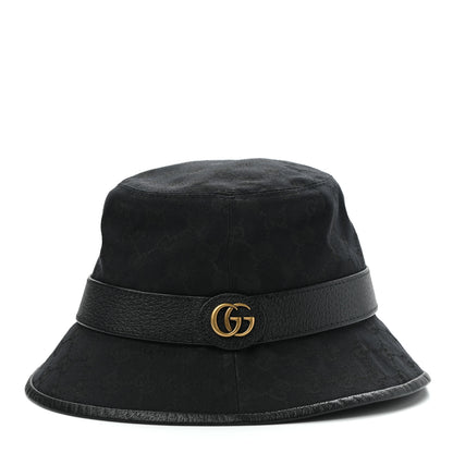 Gucci Monogram GG Canvas Fedora S Black 4 of 10