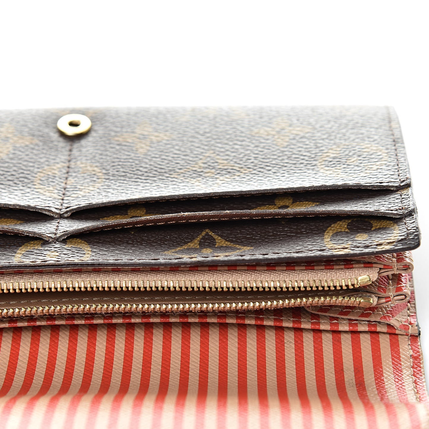 Monogram Trunks and Locks Sarah Wallet