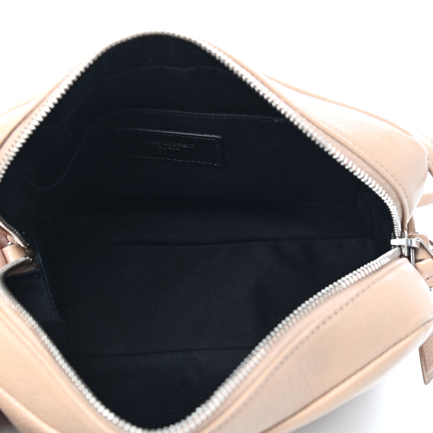 Saint Laurent Lambskin Monogram Small Lou Camera Bag Dark Beige 5 of 11