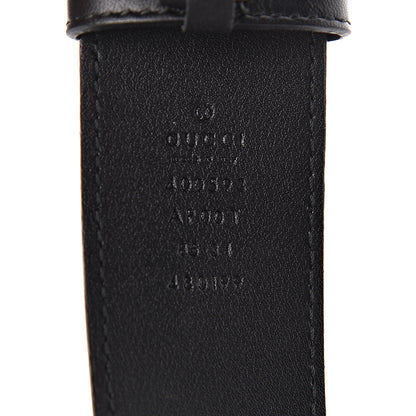 Gucci Calfskin Double G 40mm Belt 85 34 Black 4 of 6
