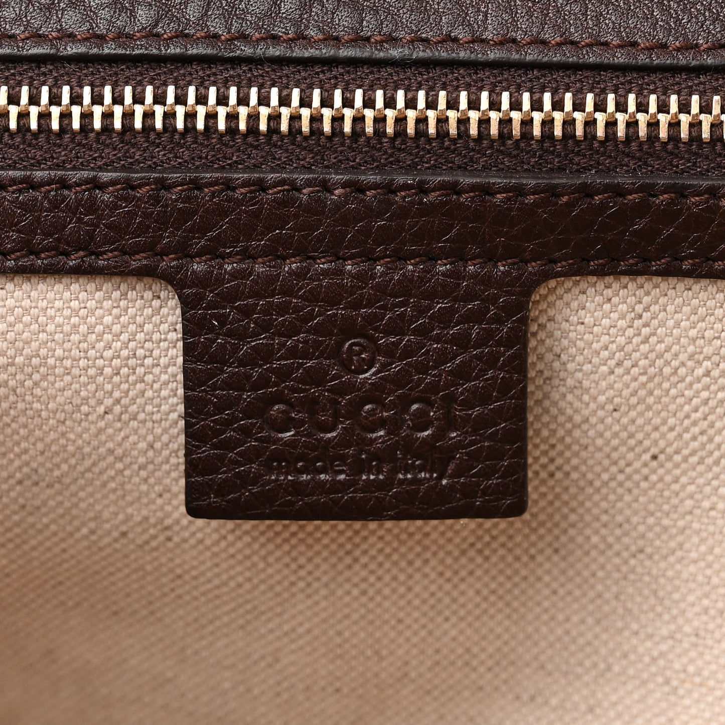 Monogram Large New Bamboo Top Handle Bag Brown