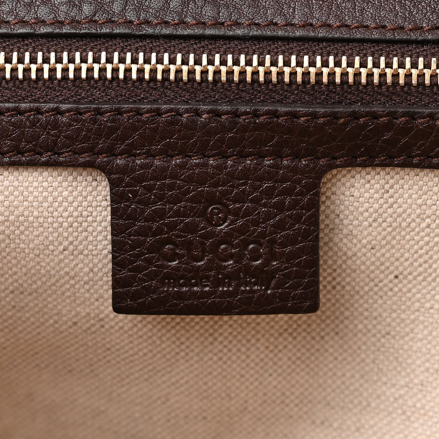 Gucci Monogram Large New Bamboo Top Handle Bag Brown 6 of 11