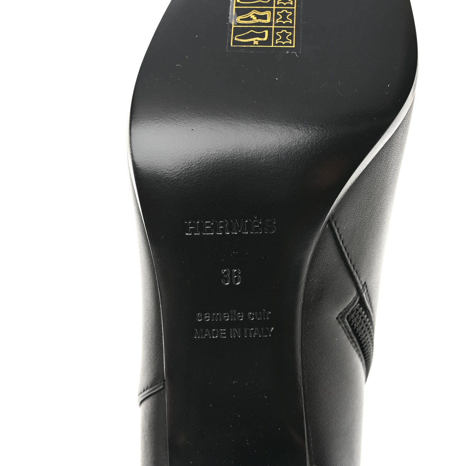 Hermes Calfskin Saint Germain Ankle Boots 36 Black 8 of 10