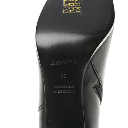 Hermes Calfskin Saint Germain Ankle Boots 36 Black 8 of 10