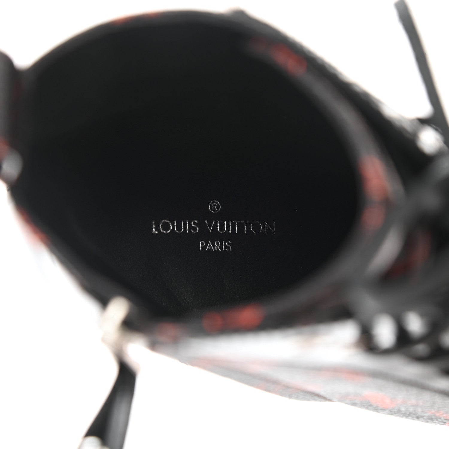 Louis Vuitton Patent Calfskin Catogram Star Trail Ankle Boots 36 Black Marron 7 of 7