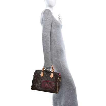 Louis Vuitton Monogram Perforated Speedy 30 Fuchsia 2 of 9