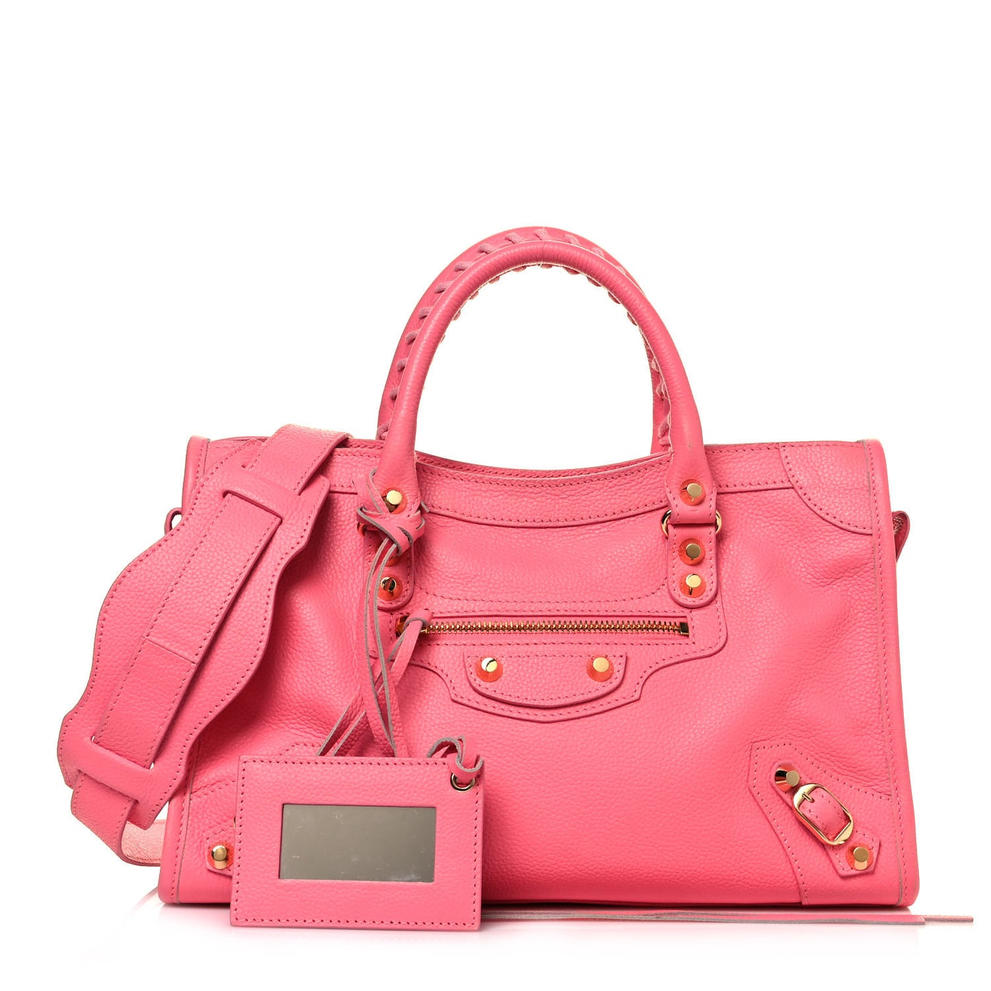 Veau Gravier Classic Gold Hardware S City Rose Dragee
