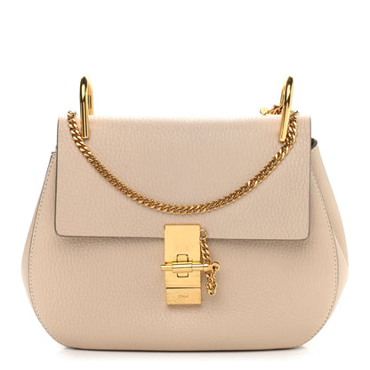 Chloe Grained Lambskin Drew Shoulder Bag Biscotti Beige 1 of 11