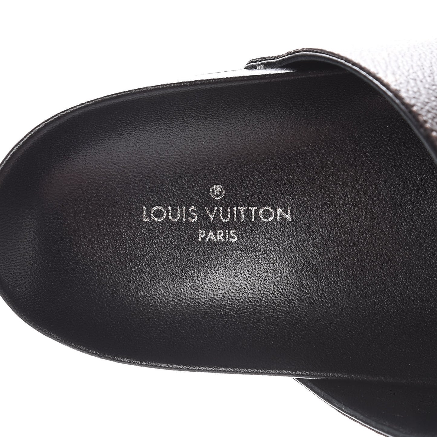 Monogram Bom Dia Mule Sandals 36 Black