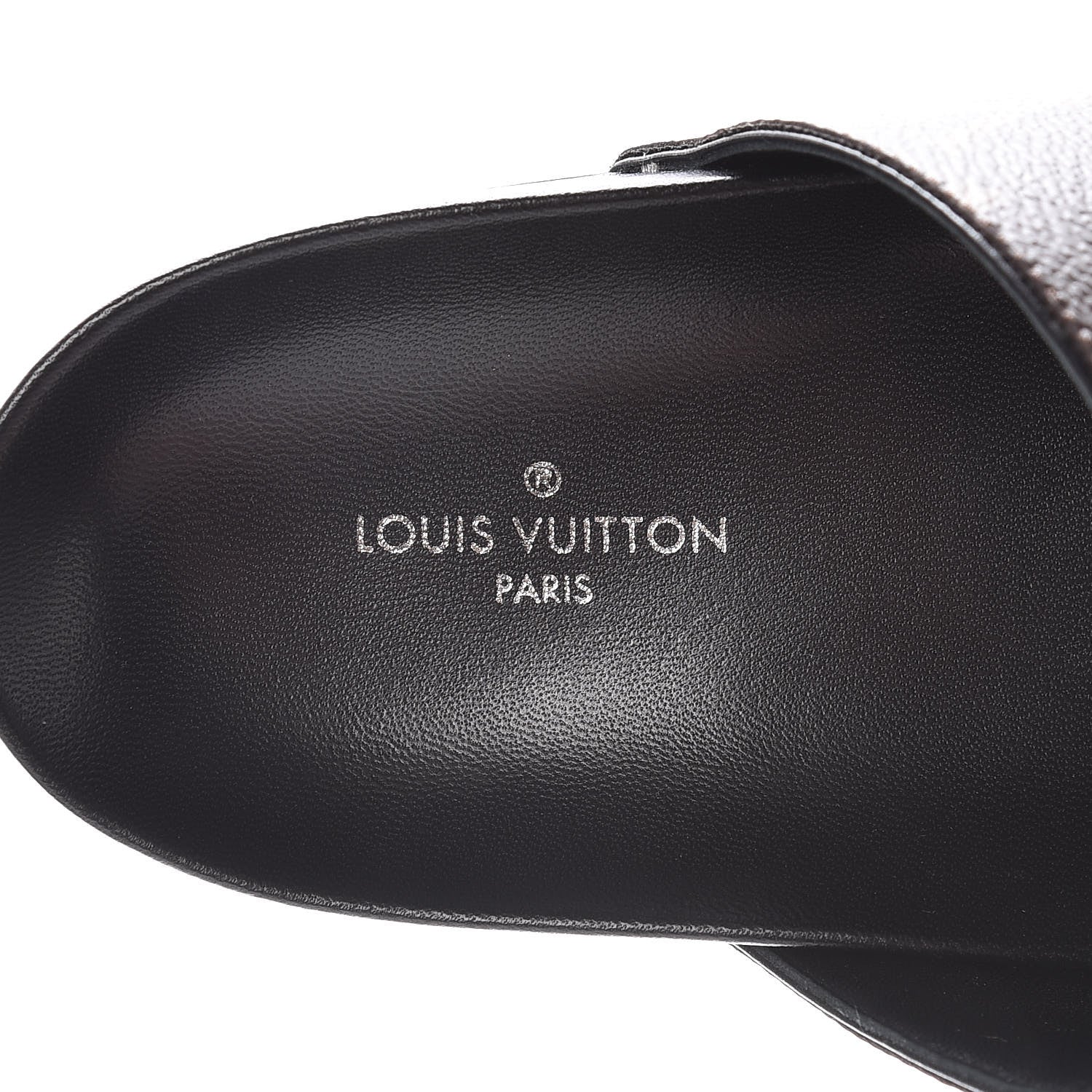 Louis Vuitton Monogram Bom Dia Mule Sandals 36 Black 7 of 10
