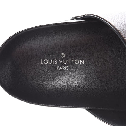 Louis Vuitton Monogram Bom Dia Mule Sandals 36 Black 7 of 10